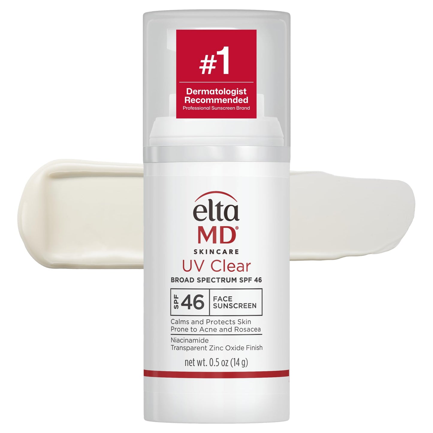 EltaMD UV Clear Face Sunscreen with Zinc Oxide, Oil-Free, SPF 46 and SPF 50