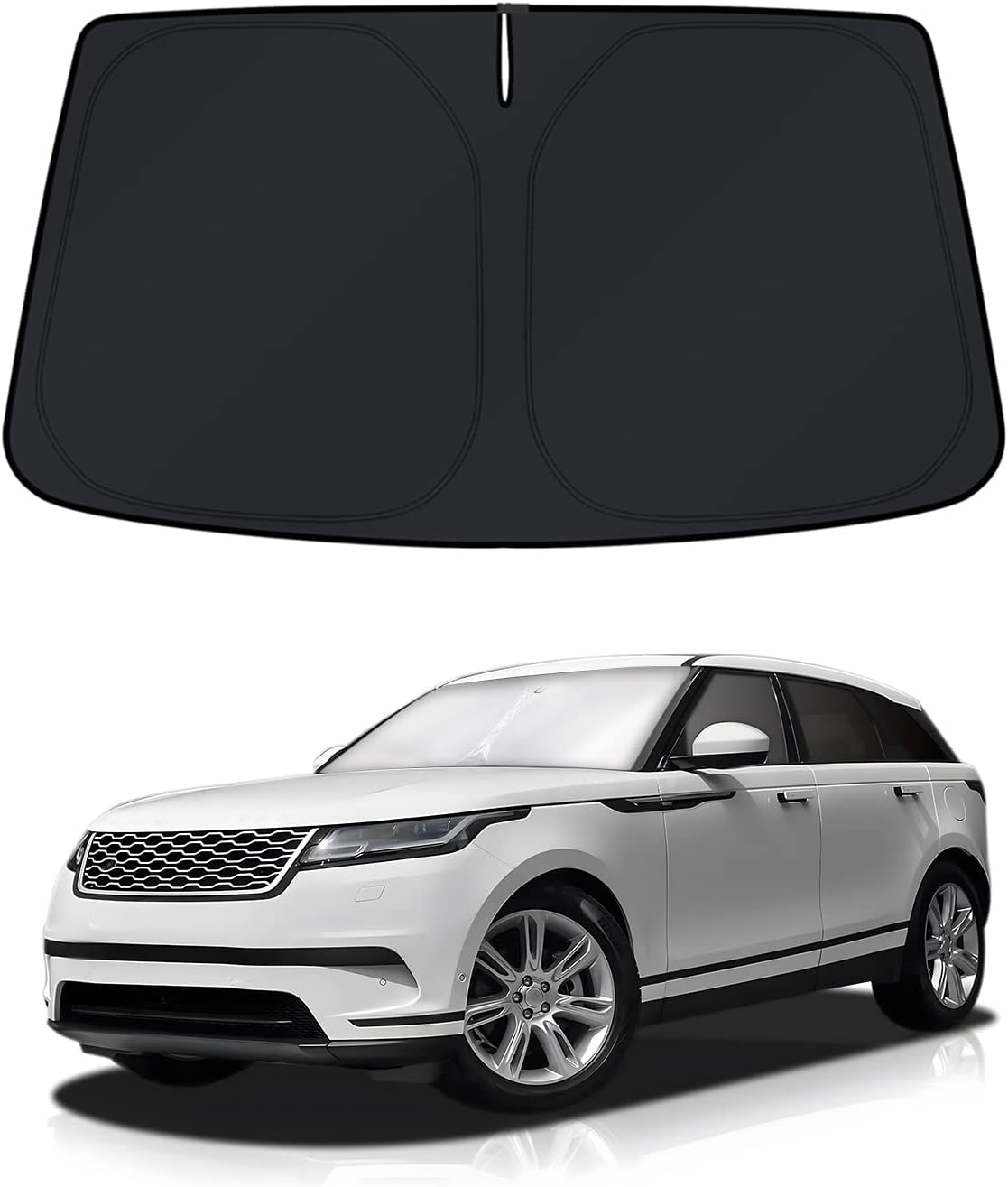 KUST Windshield Sun Shade for 2016 2017 2018 2019 2020 2021 2022 BMW X1 F48 Accessories Custom Fit Sunshade Foldable Window Sun Visor Protector Blocks UV Rays Keep Your Car Cooler
