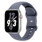 Sport Band Compatible with Apple Watch 38mm 40mm 41mm 42mm 44mm 45mm 46mm 49mm, Replacement Soft Silicone Strap Wristbands for iWatch Series 11/10/9/8/7/6/5/4/3/2/1 Ultra SE Women Men, Space Gray