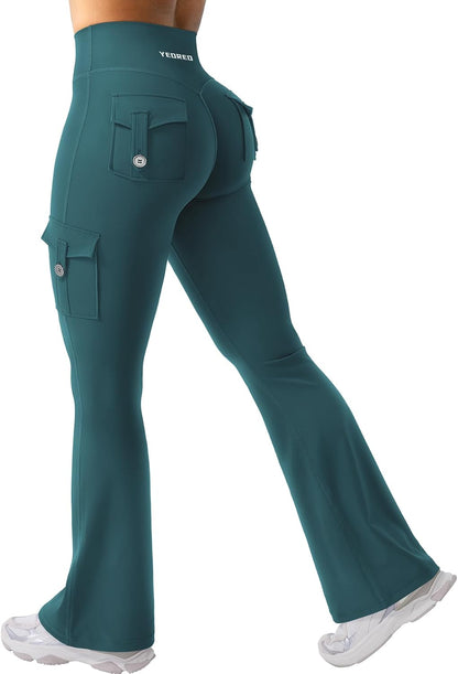 YEOREO CoreFlex Women Workout Flare Leggings