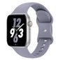 Sport Band Compatible with Apple Watch 38mm 40mm 41mm 42mm 44mm 45mm 46mm 49mm, Replacement Soft Silicone Strap Wristbands for iWatch Series 11/10/9/8/7/6/5/4/3/2/1 Ultra SE Women Men, Space Gray