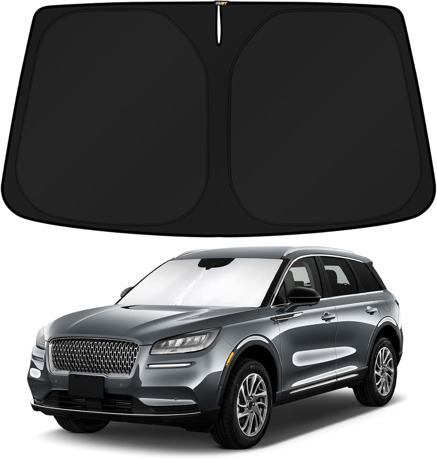 KUST Windshield Sun Shade for 2016 2017 2018 2019 2020 2021 2022 BMW X1 F48 Accessories Custom Fit Sunshade Foldable Window Sun Visor Protector Blocks UV Rays Keep Your Car Cooler