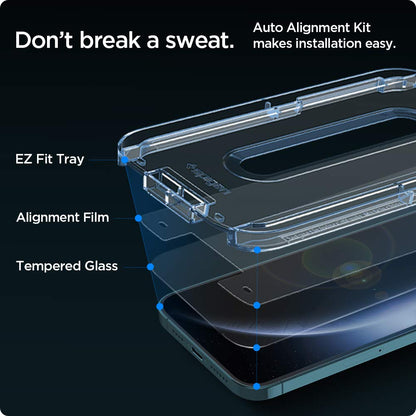 Spigen Screen Protector for iPhone 17 Pro Max, 16 Pro Max