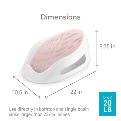 Angelcare Soft-Touch Baby Bath Support & Rinser Bundle, Aqua
