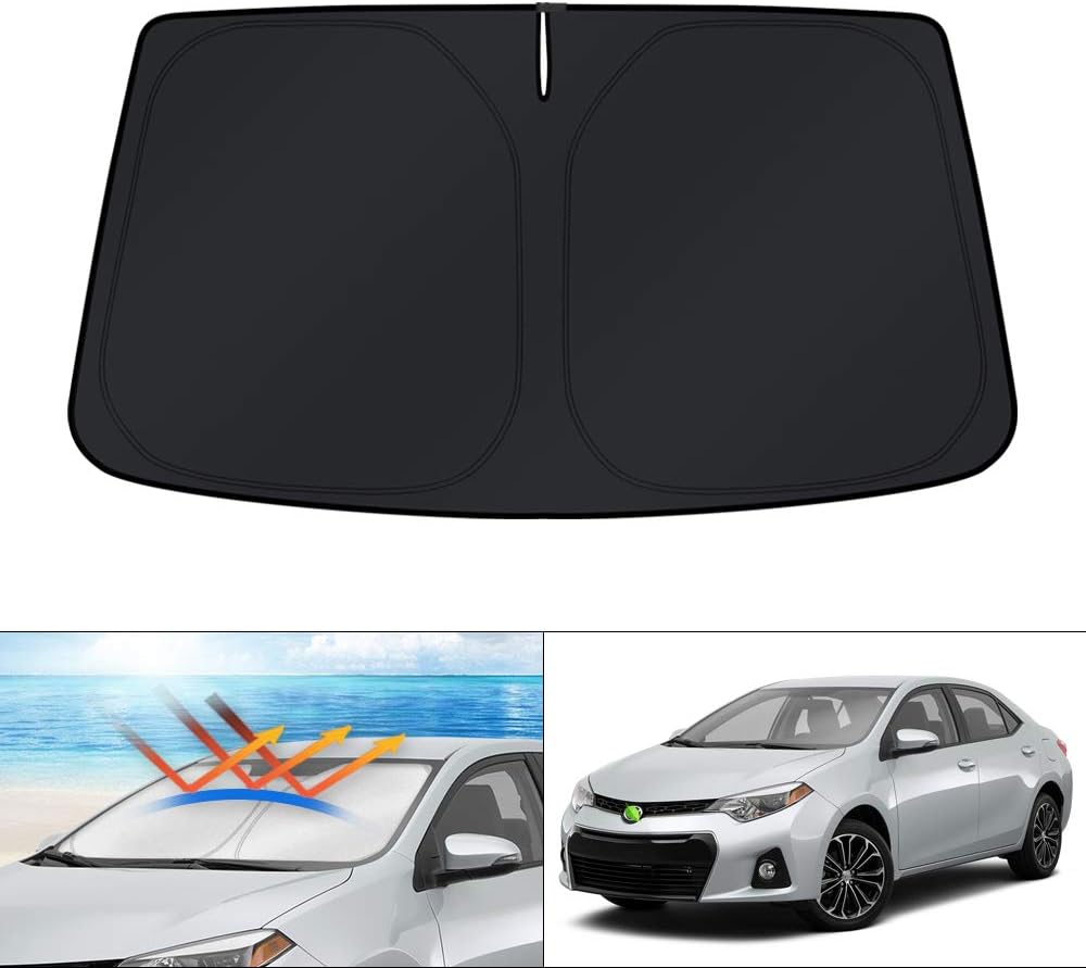 KUST Windshield Sun Shade for 2016 2017 2018 2019 2020 2021 2022 BMW X1 F48 Accessories Custom Fit Sunshade Foldable Window Sun Visor Protector Blocks UV Rays Keep Your Car Cooler