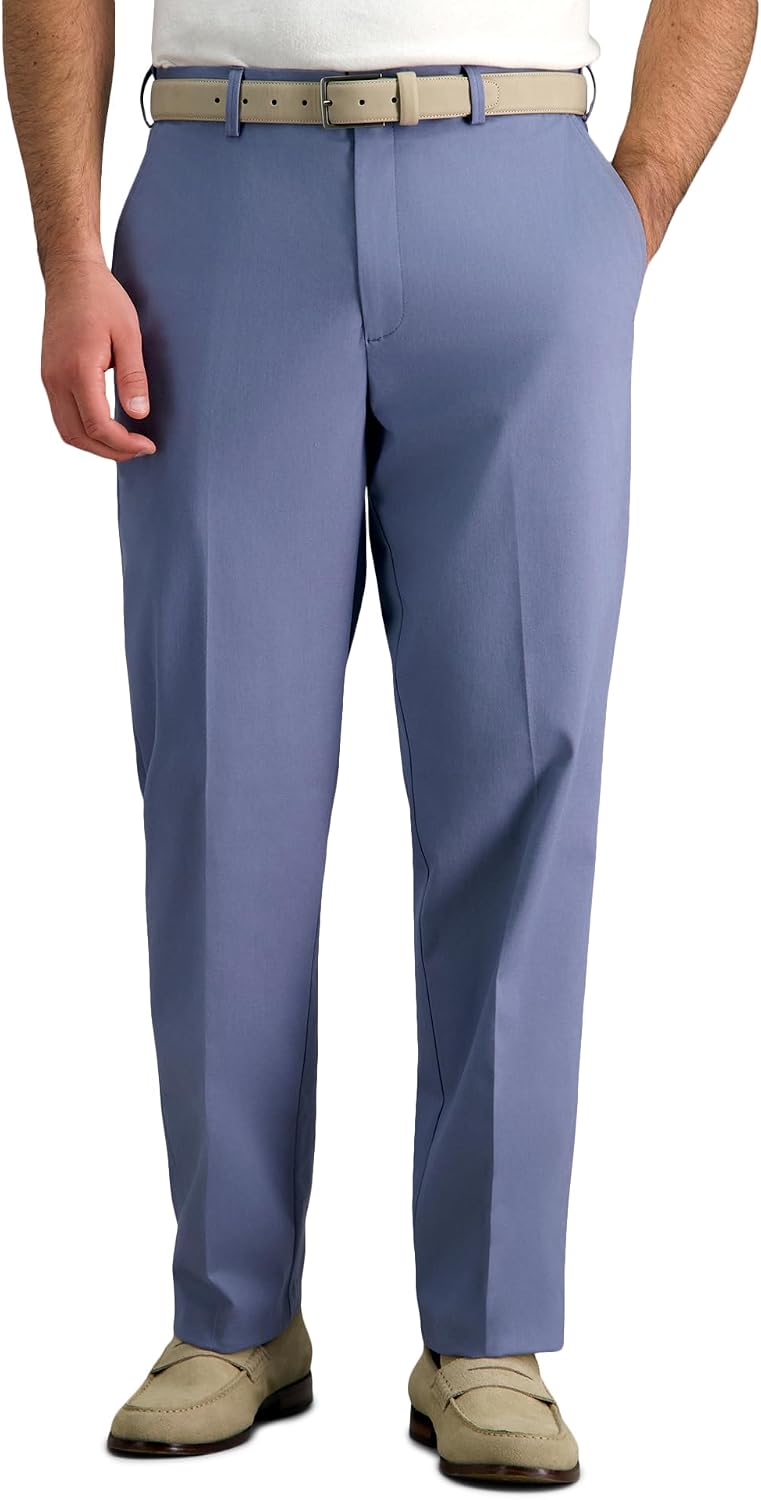 Haggar Men's Classic Fit Premium No Iron Khaki Pant