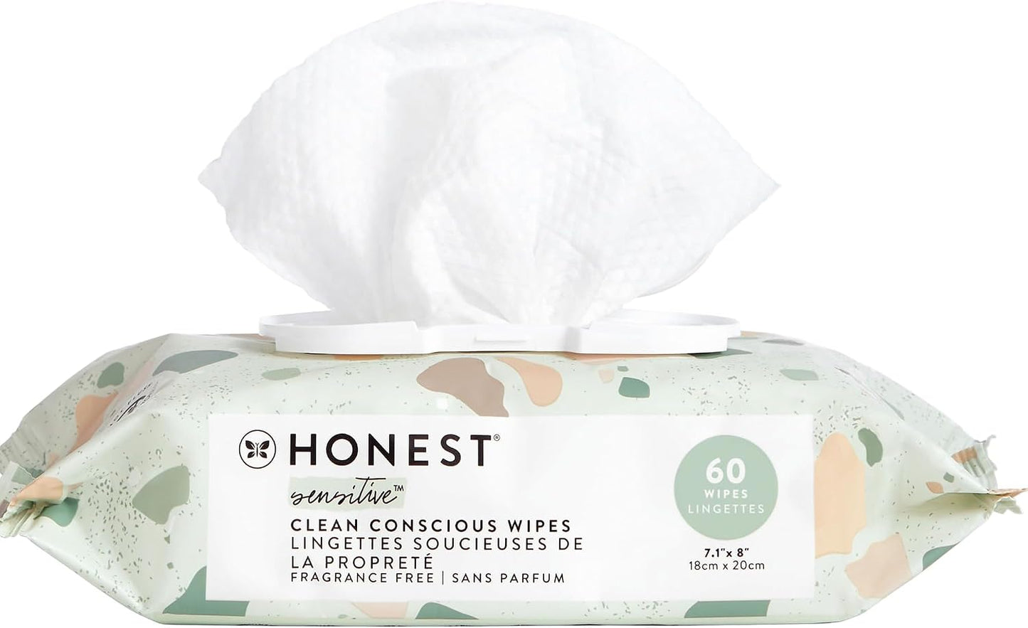 The Honest Company Multi-Use Baby Wipes, Pattern Play, 720 Count