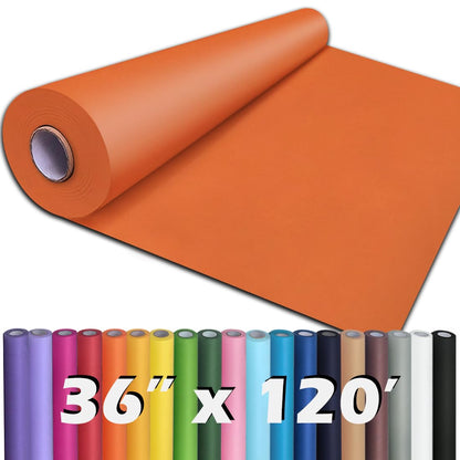 PerkHomy Brown Kraft Paper Roll 36" x 1,440" (120') for Craft Bulletin Board Paper Art Table Covering Crafting Gift Wrapping Bouquet Packing Parcel 70GSM 50LB (Brown, 36" x 120')