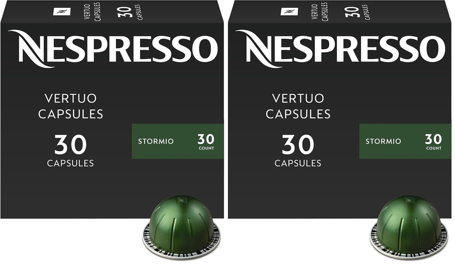 Nespresso Capsules Vertuo, Variety Pack, Medium and Dark Roast Coffee, 30 Count Coffee Pods, Brews 7.8 oz.