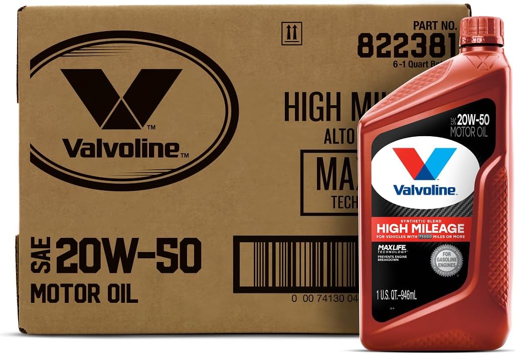 Valvoline MaxLife High Mileage 5W-30 Synthetic Blend Motor Oil 5 Quart