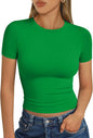 Trendy Queen Womens Short Sleeve T Shirt Basic Summer Top