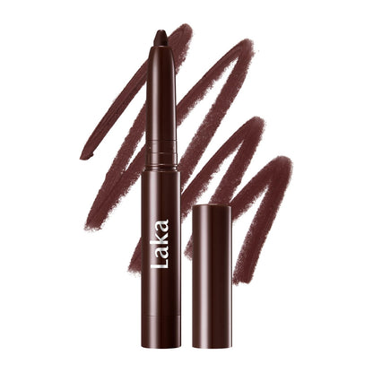 Laka Lip Liner - Smooth & Blendable Soft Matte Lip Contour Pencil for Shaping & Overlining Lips | Waterproof Formula, Oil-Cleanse Off, Long-Lasting Wear | #01 Bare Memory (Warm Beige)