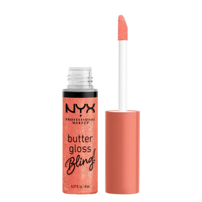 NYX PROFESSIONAL MAKEUP Butter Gloss, Non-Sticky Lip Gloss - Praline (Deep Nude)