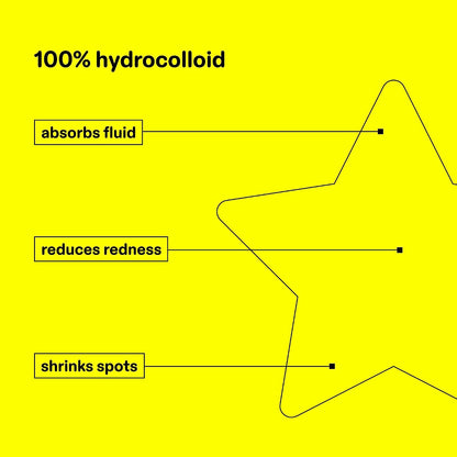 Starface Hydro-Star® Snoopy Red Puffer Hydrocolloid Pimple Patch, 32 ct