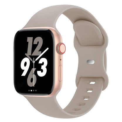 Sport Band Compatible with Apple Watch 38mm 40mm 41mm 42mm 44mm 45mm 46mm 49mm, Replacement Soft Silicone Strap Wristbands for iWatch Series 11/10/9/8/7/6/5/4/3/2/1 Ultra SE Women Men, Space Gray
