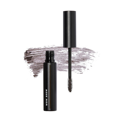 e.l.f. Wow Brow Gel, Volumizing, Buildable, Wax-Gel Hybrid, Creates Full, Voluminous-Looking Brows, Locks Brow Hairs In Place, Deep Brown