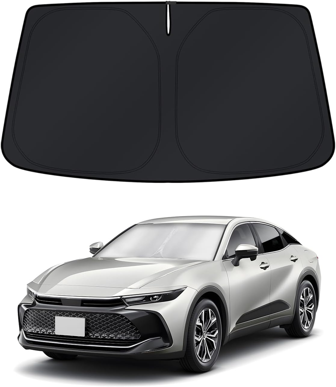 KUST Windshield Sun Shade for 2016 2017 2018 2019 2020 2021 2022 BMW X1 F48 Accessories Custom Fit Sunshade Foldable Window Sun Visor Protector Blocks UV Rays Keep Your Car Cooler