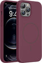 Miracase Magnetic for iPhone 16 Pro Case, Silicone, Black