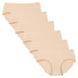 INNERSY Womens Underwear Cotton Hipster Panties Regular & Plus Size 6-Pack