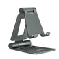 Nulaxy Full Aluminum Dual Folding Cell Phone Stand for Desk, Black