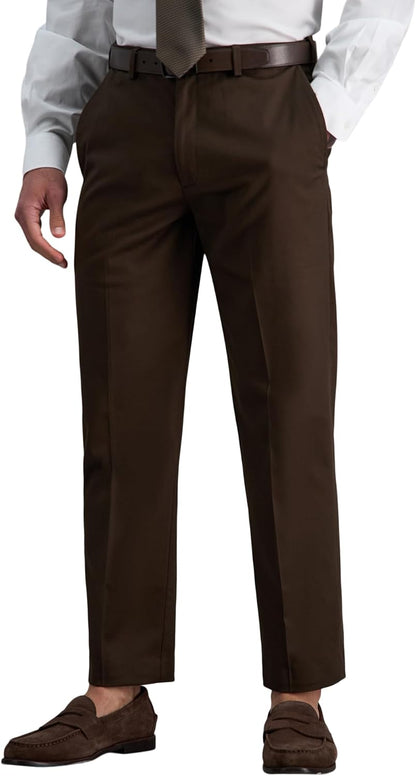Haggar Men's Classic Fit Premium No Iron Khaki Pant