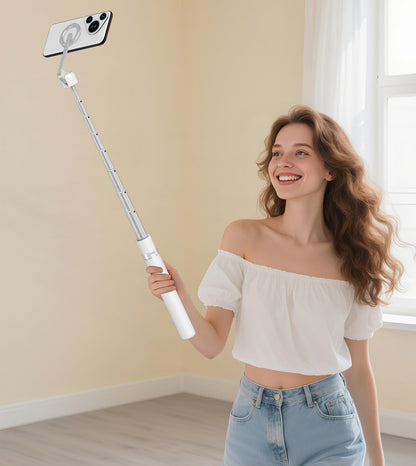 TONEOF 68" Magnetic Aluminum Phone Tripod Selfie Stick for iPhone & Android