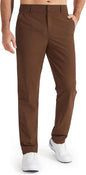Libin Mens Golf Pants Stretch Work Dress Pants 30"/32"/34" Quick Dry Lightweight Casual Comfy Trousers with Pockets