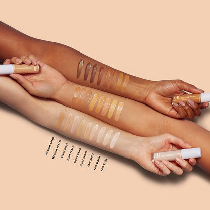 e.l.f. Hydrating Camo Concealer, Covers Blemishes & Under-Eye Circles, Full-Coverage & Delivers A Satin Finish, Vegan & Cruelty-Free, Light Ivory