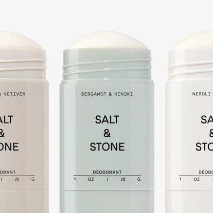 Salt & Stone Aluminum-Free Deodorant, Women & Men Santal & Vetiver 2.6 oz