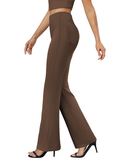 DLOODA Womens Bootcut Dress Pants Business Casual Work Pants with Pockets