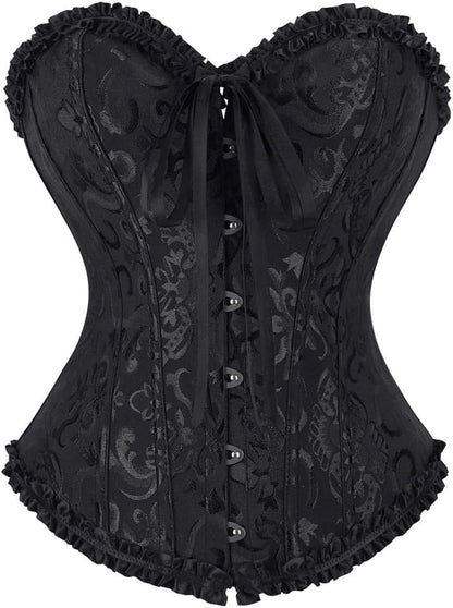 frawirshau Women's Overbust Costume Corset Renaissance Victorian