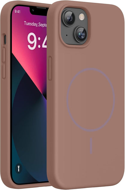 Miracase Magnetic for iPhone 16 Pro Case, Silicone, Black