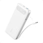 Anker Power Bank, 20,000mAh Travel Essential, Built-in USB-C Cable(Black)