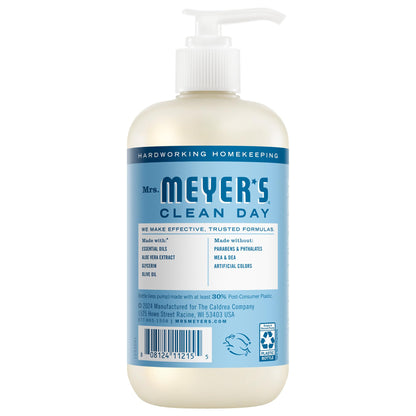 MRS. MEYER'S CLEAN DAY Hand Soap, Basil Scent, 12.5 Fl Oz Bottle - 3 Pack