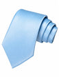 JEMYGINS Solid Color Tie Mens Necktie for Business and Wedding