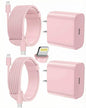 iPhone Charger Fast Charging, USB C Charger Block, 6FT/10FT Lightning Cable