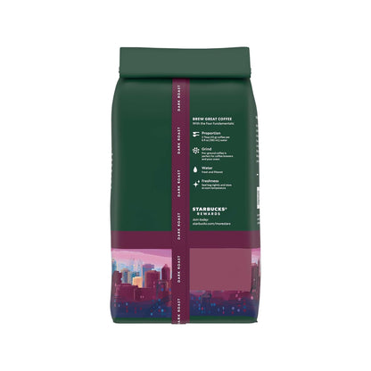 Starbucks Ground Coffee, Dark Roast Coffee, Italian Roast, 100% Arabica, 1 bag (18 oz)