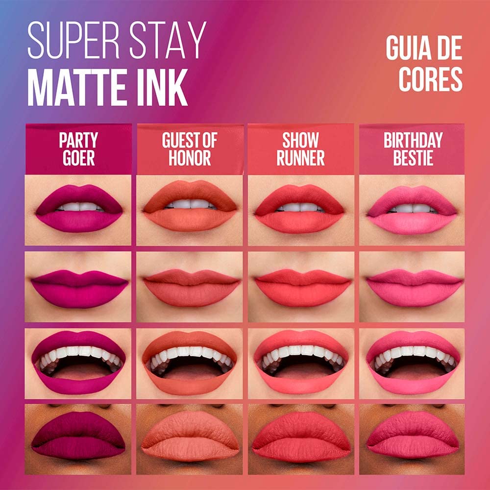 Maybelline Super Stay Matte Ink Liquid Lipstick Makeup, Long Lasting High Impact Color, Up to 16H Wear, Mover, Brown, 1 Count, Packaging May Vary