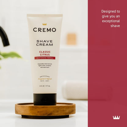 Cremo Shaving Cream for Men, Cooling, 6 Fl Oz