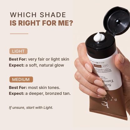 Beauty by Earth Self Tanner - USA Made with Natural & Organic Ingredients