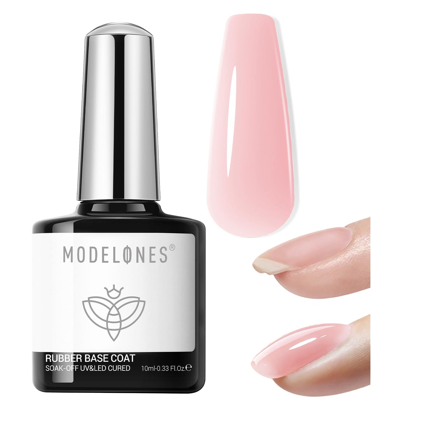 modelones Gel Top Base Coat Set 15ml 2026 Upgrade No Wipe Super Shine
