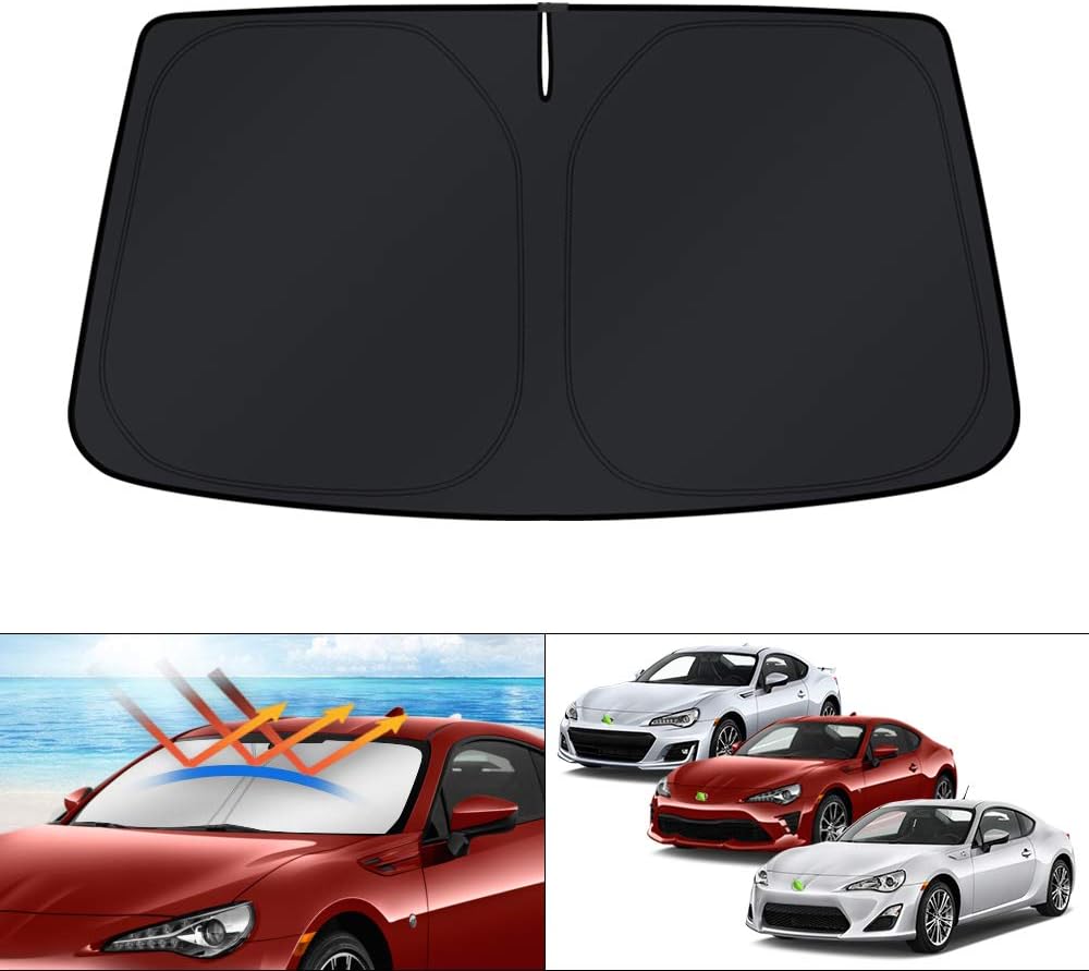 KUST Windshield Sun Shade for 2016 2017 2018 2019 2020 2021 2022 BMW X1 F48 Accessories Custom Fit Sunshade Foldable Window Sun Visor Protector Blocks UV Rays Keep Your Car Cooler