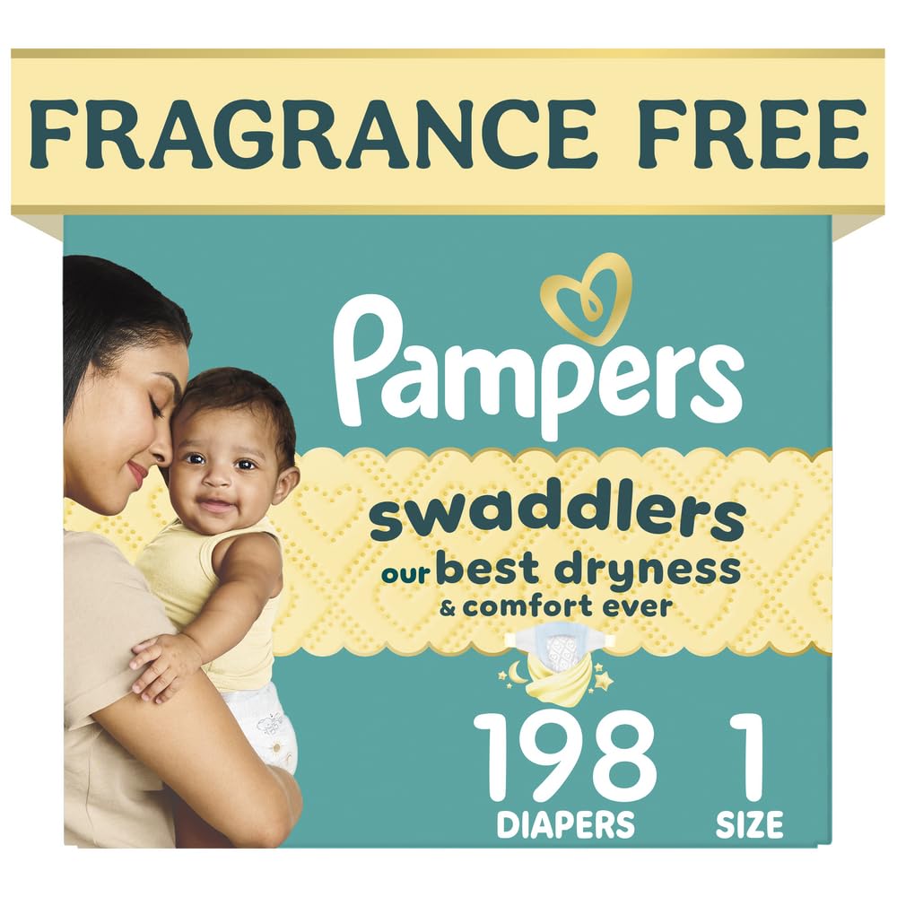 Pampers Swaddlers Baby Diapers, Size 5, 132 Count