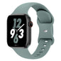 Sport Band Compatible with Apple Watch 38mm 40mm 41mm 42mm 44mm 45mm 46mm 49mm, Replacement Soft Silicone Strap Wristbands for iWatch Series 11/10/9/8/7/6/5/4/3/2/1 Ultra SE Women Men, Space Gray
