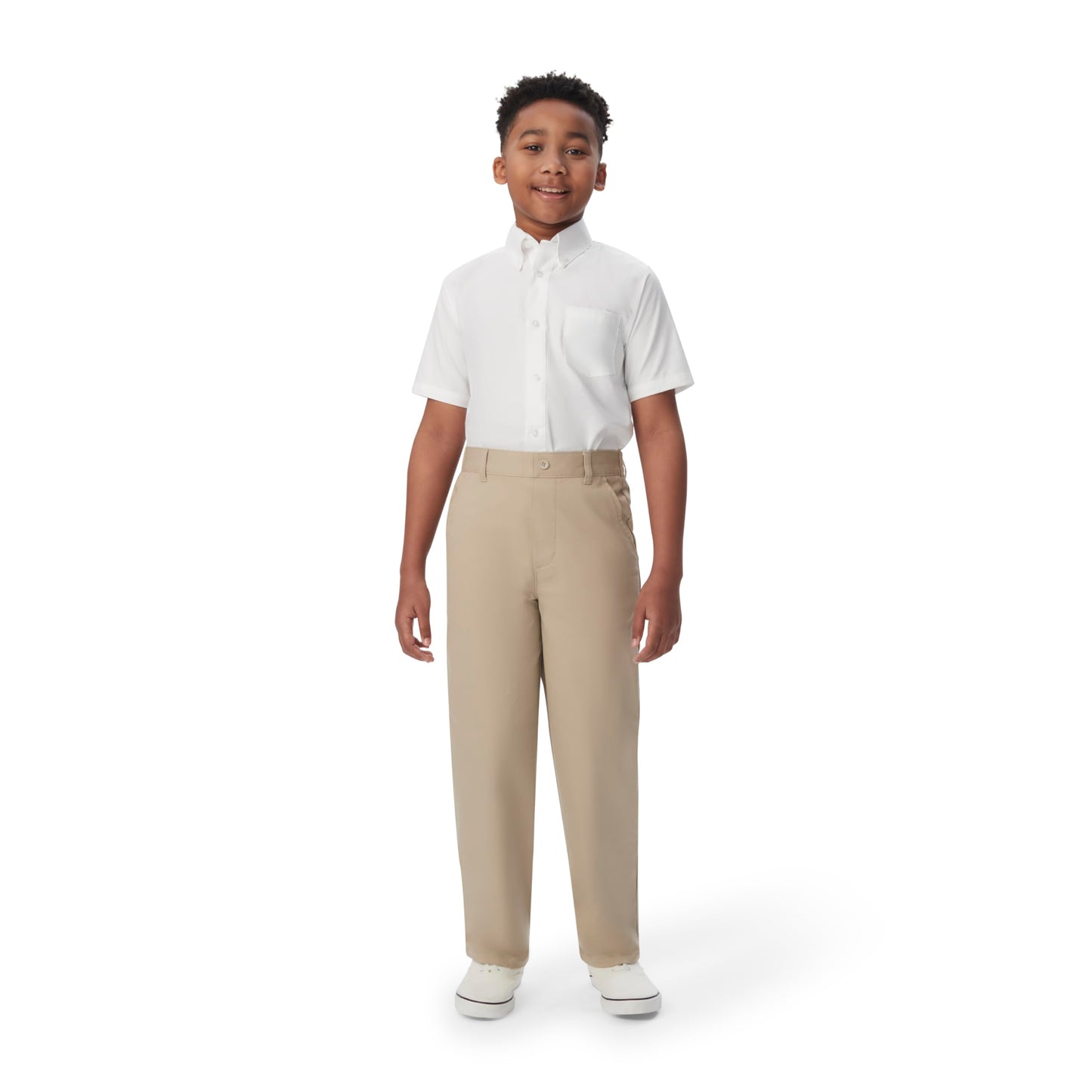 French Toast Boys Pull-On Relaxed Fit School Uniform Pant (Standard & Husky)