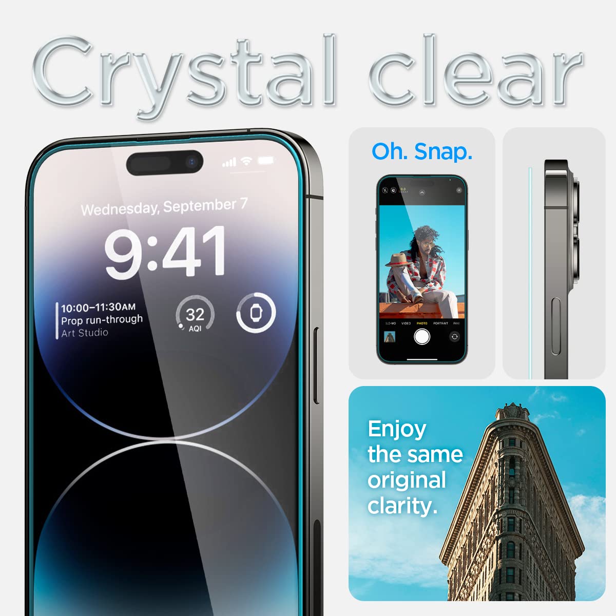 Spigen Screen Protector for iPhone 17 Pro Max, 16 Pro Max