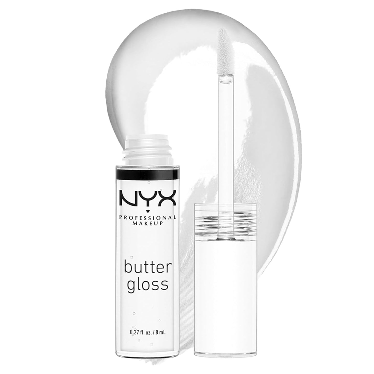 NYX PROFESSIONAL MAKEUP Butter Gloss, Non-Sticky Lip Gloss - Praline (Deep Nude)