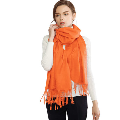 RIIQIICHY Women's Fringe Shawl Wrap Pashmina Scarf for Wedding Evening