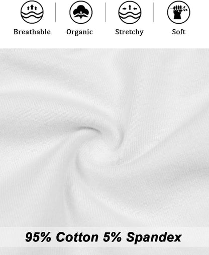 Molasus Women's Cotton Underwear High Waisted Full Coverage Ladies Panties (Regular & Plus Size)