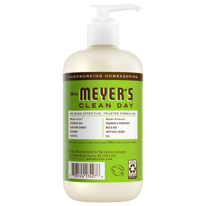 MRS. MEYER'S CLEAN DAY Hand Soap, Basil Scent, 12.5 Fl Oz Bottle - 3 Pack